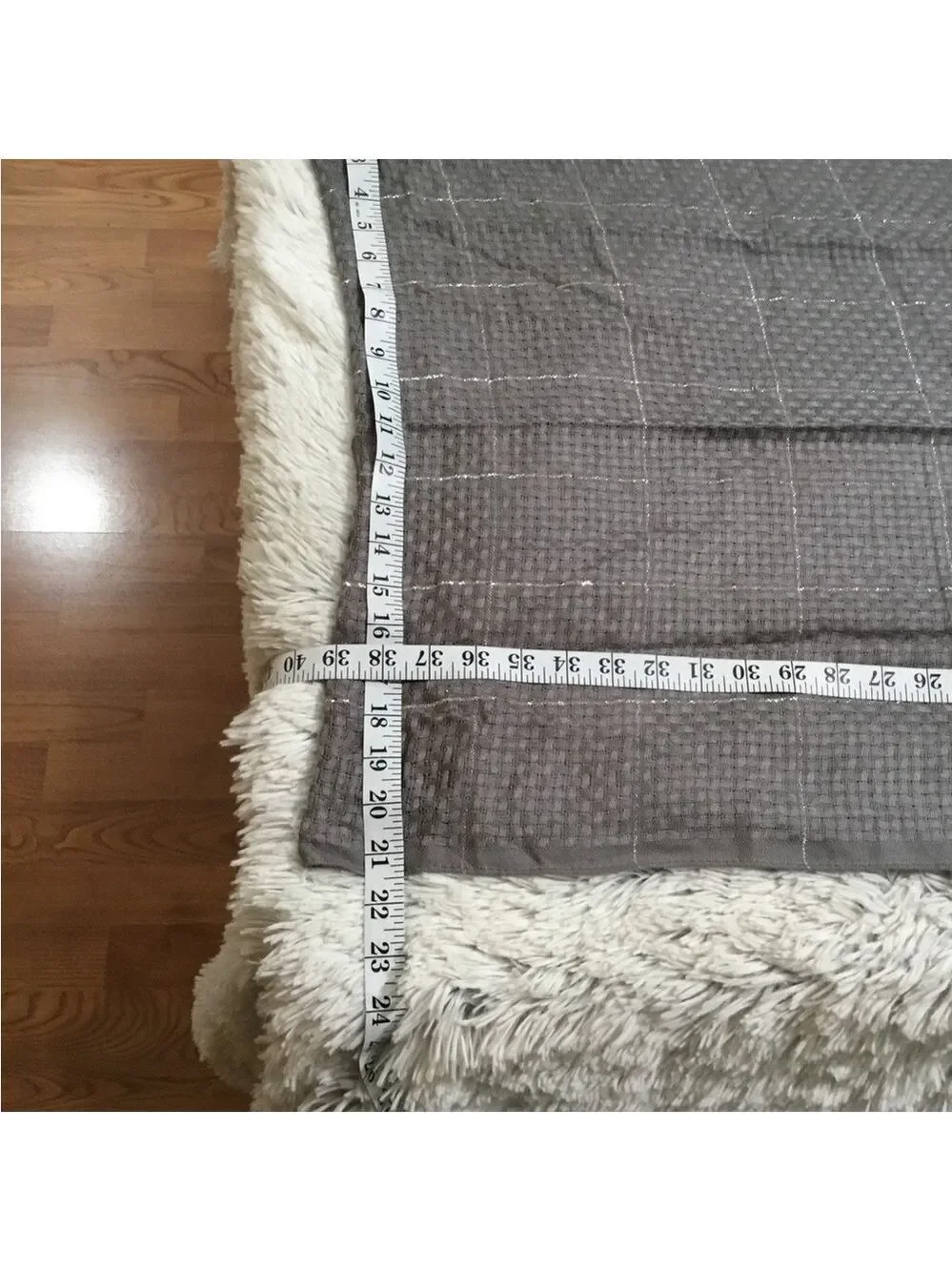 Apt 9 Basket Weave Lurex Pashmina oblong scarfs set of two purple & gray
